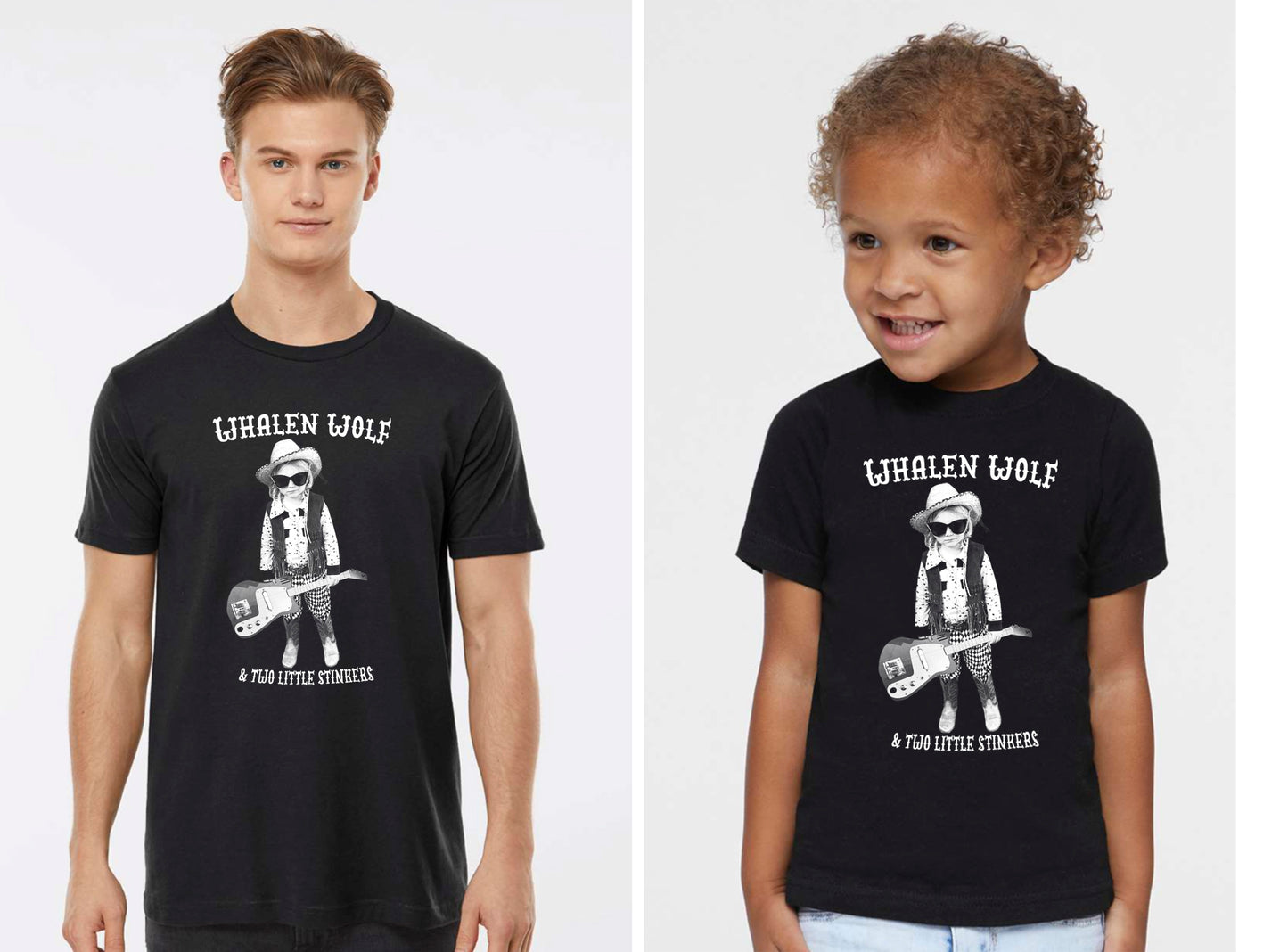 Whalen Wolf & Two Little Stinkers - T-shirt