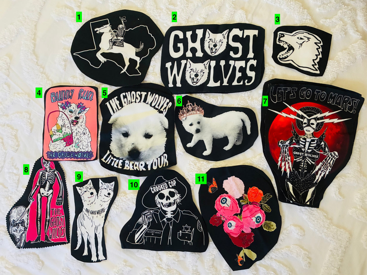 Sew-on Fabric Patches!