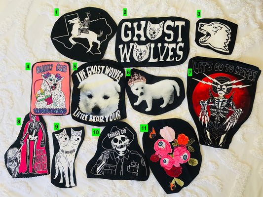 Sew-on Fabric Patches!