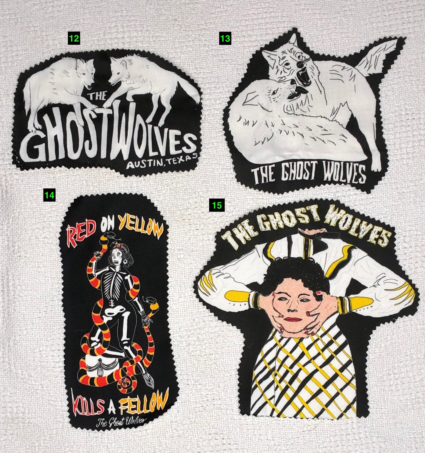 Sew-on Fabric Patches! L and S size