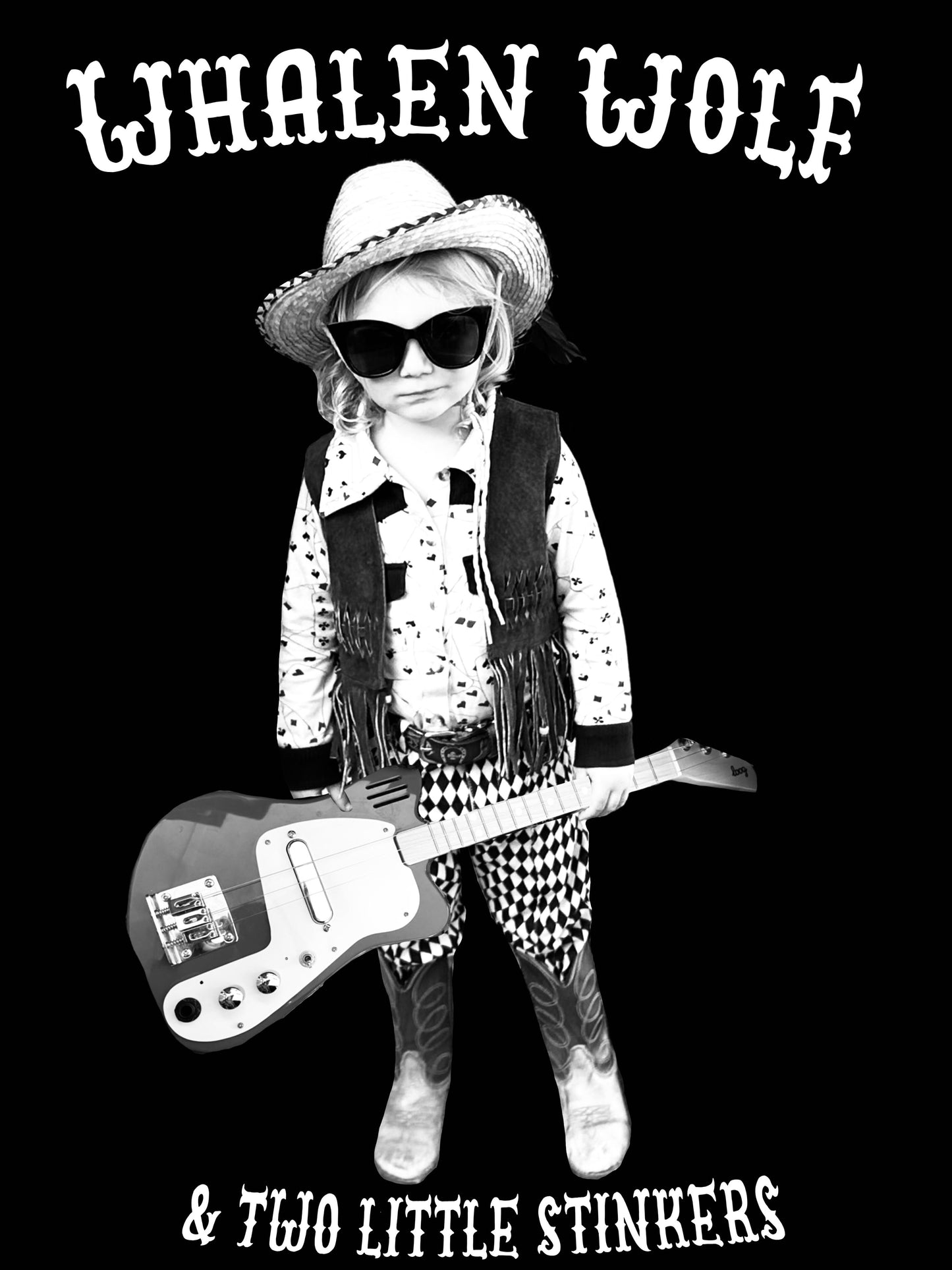 Whalen Wolf & Two Little Stinkers - T-shirt